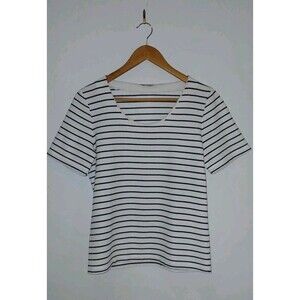 French Breton Striped Top Womens M Resort Made In France Beach Travel Summer